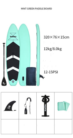 Ultra Stable Wide SUP for 2+1 People/Family/Big Size w/Shoulder Strap,Super Wide Inflatable Stand Up Paddle Board, Big Backpack, All-Round Sup Board, US Fin